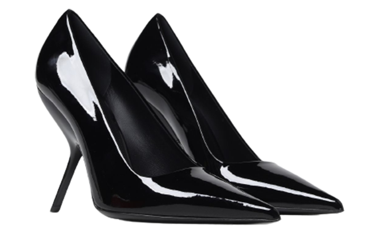 (W) FERRAGAMO Salvatore Leather Pointed Toe Stiletto 'Black' 圖 3