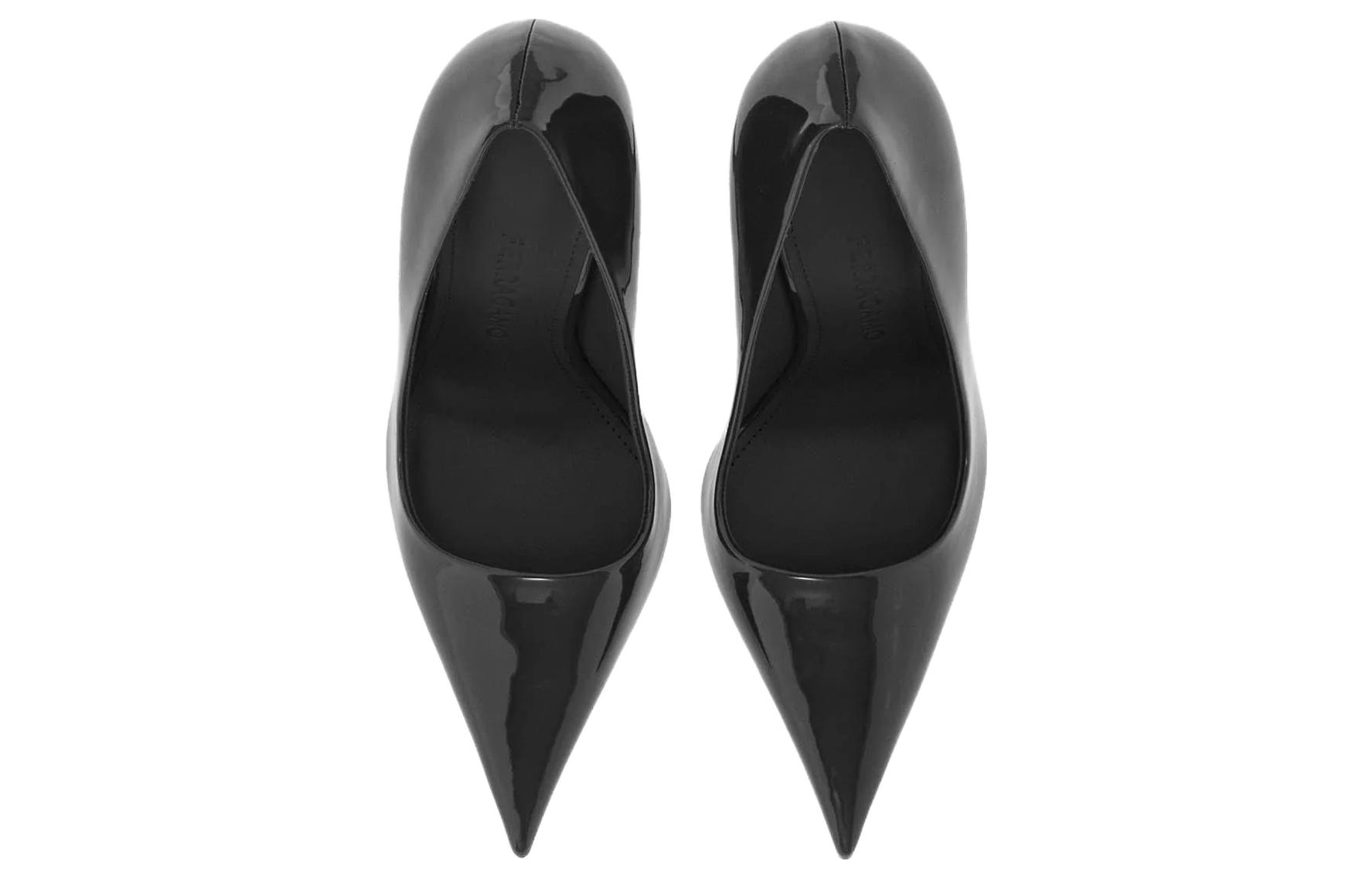 Shop (W) FERRAGAMO Salvatore Leren Puntige Stiletto ''Zwart'' 01F884-762434