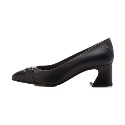 (W) FERRAGAMO Salvatore Leather Pumps 'CMFT Simple Black'