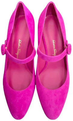 (W) FERRAGAMO Salvatore Mocassin Cuir Bout Rond "Talon Chunky Rose" 01Q032-715405 Lookbook (W) FERRAGAMO Salvatore Mocassin Cuir Bout Rond "Talon Chunky Rose" 01Q032-715405