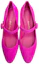Lookbook (W) FERRAGAMO Salvatore Mocassin Cuir Bout Rond "Talon Chunky Rose" 01Q032-715405