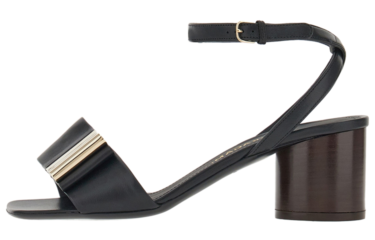 (Women) FERRAGAMO Salvatore Leather Sandals 'Double Bow' 01F915-763190