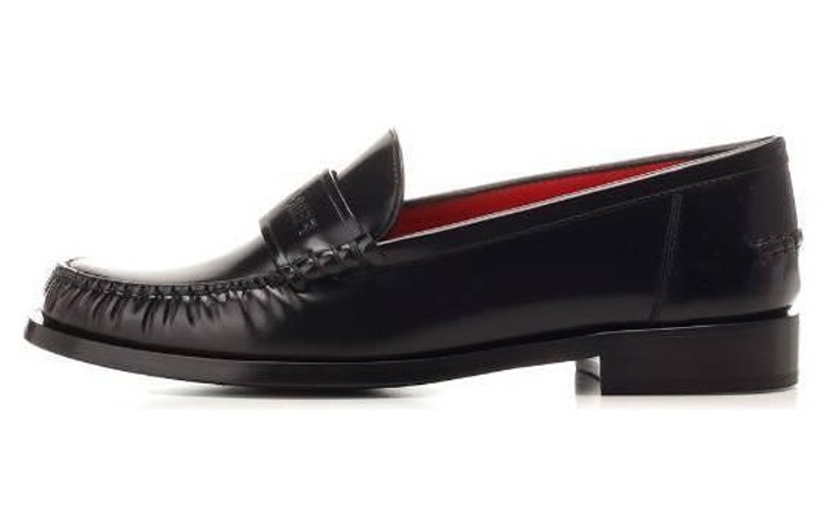 (Women) FERRAGAMO Salvatore Leather Slip-On 'Black Simple' Casual Shoe 01F866-076398