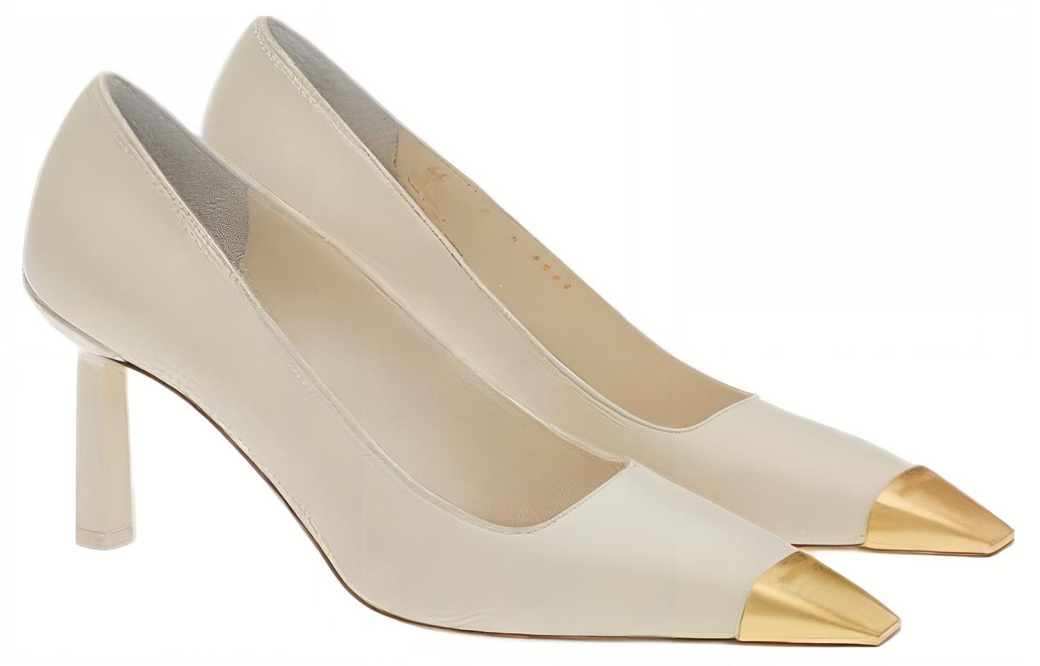 (W) FERRAGAMO Salvatore Leather Stiletto 'Beige CMFT' 圖 3