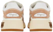 Shop (W) FERRAGAMO Salvatore Baskets Basses à Lacets ''Marron Blanc'' 030349-757649