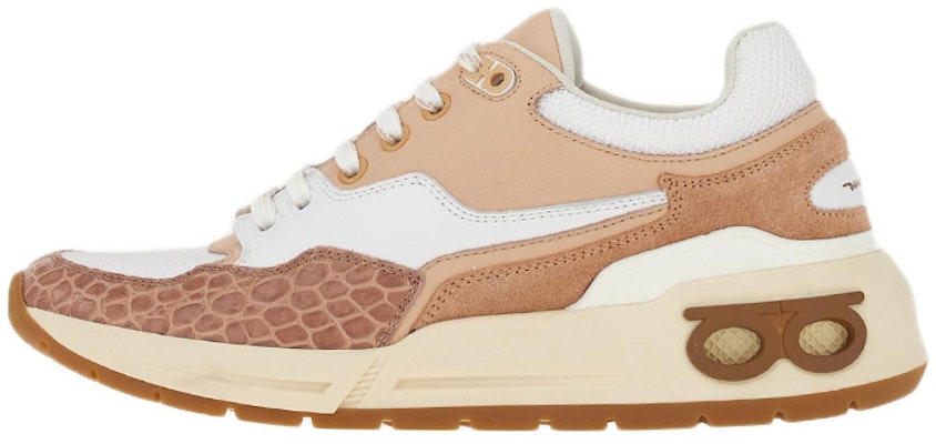 (Women) FERRAGAMO Salvatore Low-Top Lace-Up 'Brown White' 030349-757649 Buy (Women) FERRAGAMO Salvatore Low-Top Lace-Up 'Brown White' 030349-757649