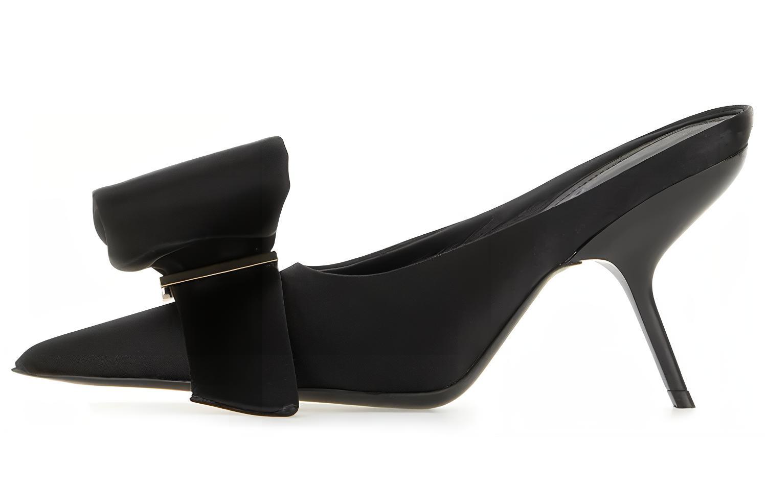 (W) FERRAGAMO Salvatore Mule Slide 'Black'