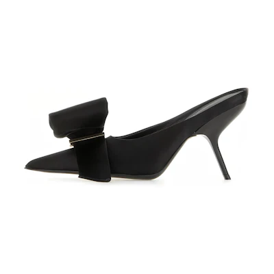 (W) FERRAGAMO Salvatore Mule Slide 'Black'