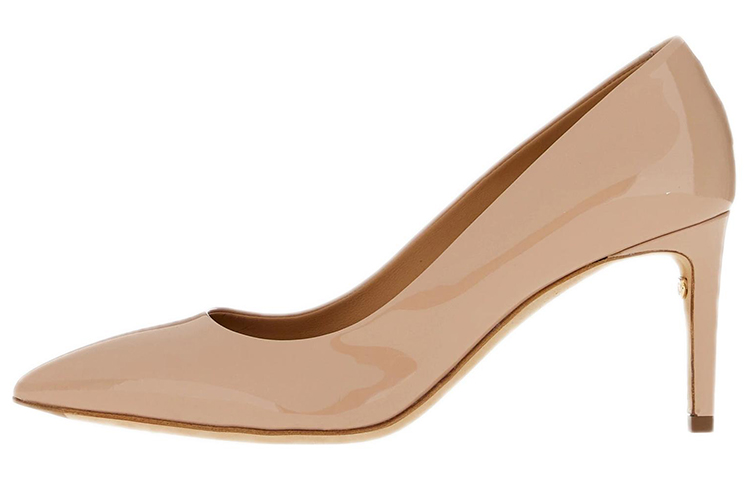 (Women) FERRAGAMO Salvatore Patent Leather High Heels 'Light Brown Pointed-Toe' 01D160-753921