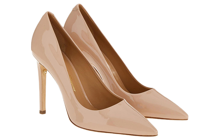 Order (Women) FERRAGAMO Salvatore Patent Leather High Heel 'Pink Fashion' 01D268-753918