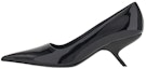 Buy (W) FERRAGAMO Salvatore Kulit Patuh Kasut Slip-On Hitam 'Tumit Berbentuk' 01F888-762425