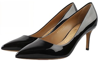 (Women) FERRAGAMO Salvatore Patent Leather Pointed-Toe High Heels 'Black' 01L435-642753 (Women) FERRAGAMO Salvatore Patent Leather Pointed-Toe High Heels 'Black' 01L435-642753