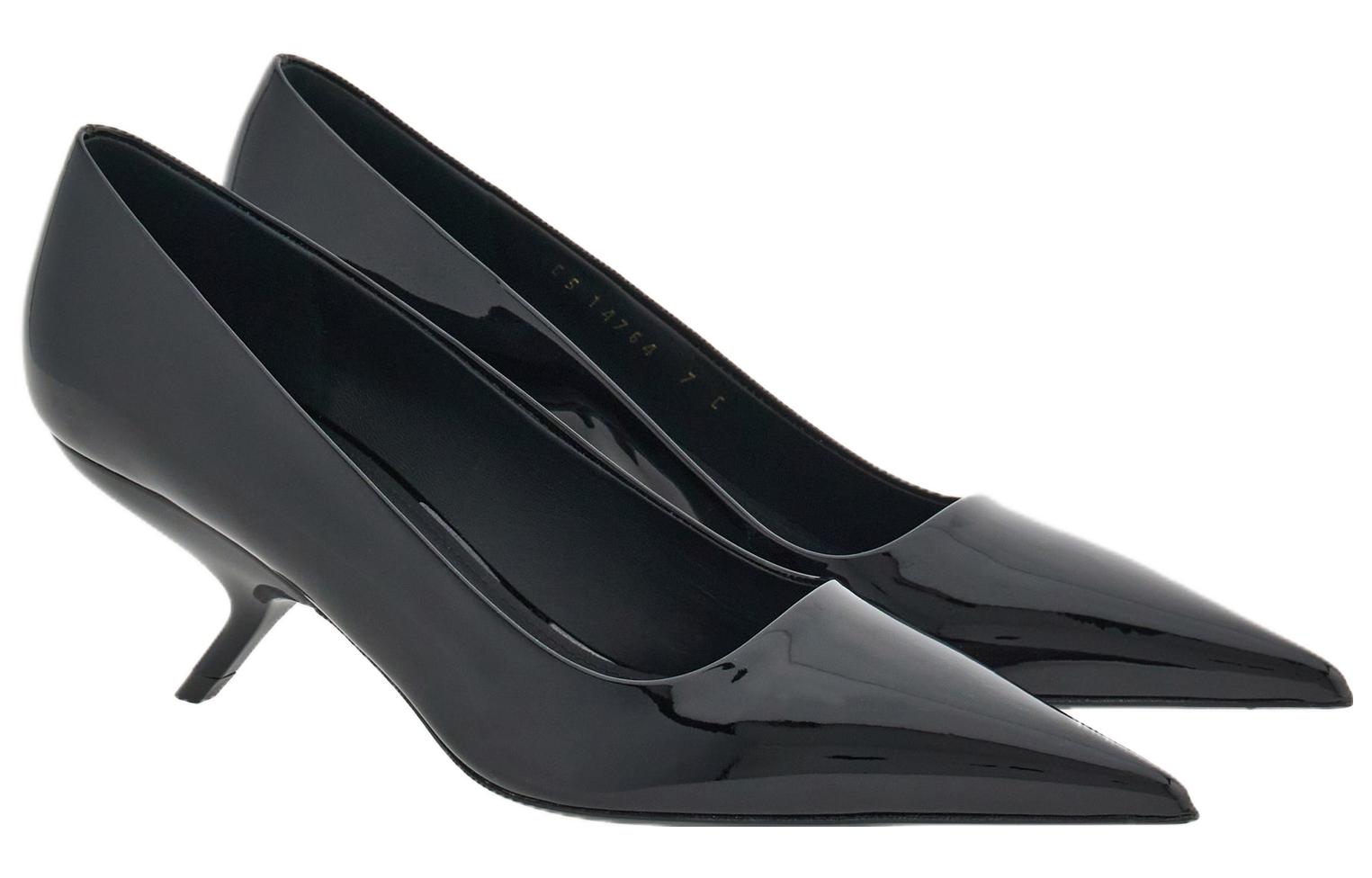 Order FERRAGAMO費拉格謨 漆皮 尖頭套穿 異形跟 高筒鞋 5cm 女款 黑色