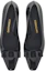 Lookbook (W) FERRAGAMO Salvatore Escarpins Noirs en Cuir Verni à Bout Pointu ''Noeud''. 01F594-763726