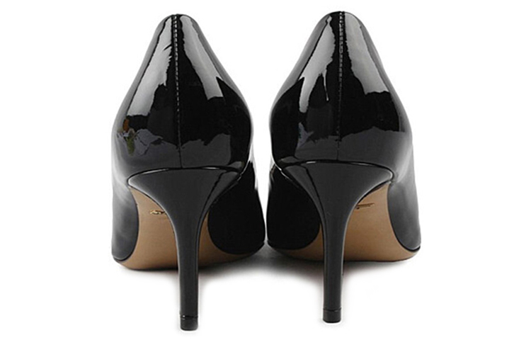 Lookbook (W) FERRAGAMO Salvatore Sepatu Hak Tinggi Kulit Hitam Lancip 01L435-642753