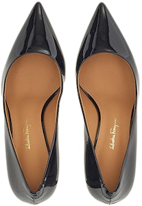 (W) FERRAGAMO Salvatore Tumit Tinggi Kulit Hitam Hujung Runcing 01D160-753920 Lookbook (W) FERRAGAMO Salvatore Tumit Tinggi Kulit Hitam Hujung Runcing 01D160-753920