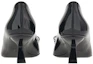 Shop (W) FERRAGAMO Salvatore Escarpins Noirs en Cuir Verni à Bout Pointu ''Noeud''. 01F594-763726