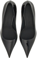 (W) FERRAGAMO Salvatore Sepatu Kulit Hitam Heels Lancip Tanpa Tali 'Sculpted Heel' 01F888-762425 Shop (W) FERRAGAMO Salvatore Sepatu Kulit Hitam Heels Lancip Tanpa Tali 'Sculpted Heel' 01F888-762425