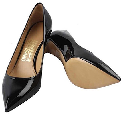 (W) 페라가모 블랙 에나멜 포인티드토 하이힐 01L435-642753 Shop (W) 페라가모 블랙 에나멜 포인티드토 하이힐 01L435-642753
