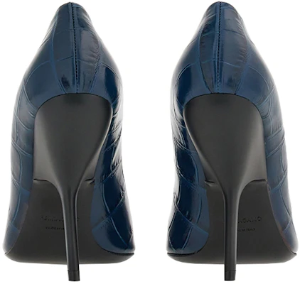 (W) FERRAGAMO Salvatore Sepatu Kulit Glos Polos 'Navy Blue' 01F950-762442 Shop (W) FERRAGAMO Salvatore Sepatu Kulit Glos Polos 'Navy Blue' 01F950-762442