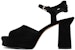(W) FERRAGAMO Salvatore Sasha 'Tumit Tebal Baldu Hitam Peep Toe' 01E075-758158