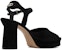 (W) FERRAGAMO Salvatore Sasha 'Tumit Tebal Baldu Hitam Peep Toe' 01E075-758158