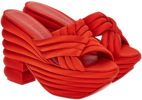 Order (W) FERRAGAMO Salvatore Sandal Platform Merah untuk Wanita 01F807-763971