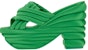(Women) FERRAGAMO Salvatore Sculptured Wedge 'Green' 01F807-763974