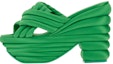 Buy (Women) FERRAGAMO Salvatore Sculptured Wedge 'Green' 01F807-763974