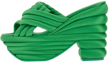 (Women) FERRAGAMO Salvatore Sculptured Wedge 'Green' 01F807-763974 (Women) FERRAGAMO Salvatore Sculptured Wedge 'Green' 01F807-763974