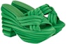 Order (Women) FERRAGAMO Salvatore Sculptured Wedge 'Green' 01F807-763974