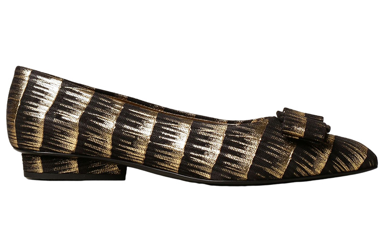 Order (W) フェラガモ Salvatore スリッポン ゴールドブラック 01R252-741126