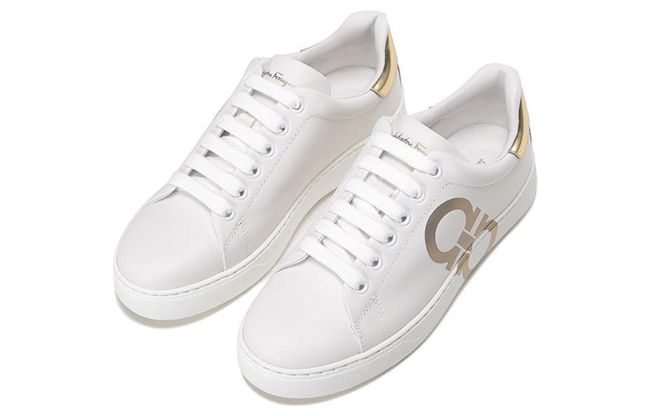 (W) FERRAGAMO Salvatore Sneaker 'White Gold' 圖 3