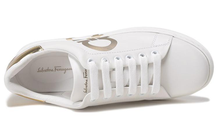 (W) FERRAGAMO Salvatore Sneaker 'White Gold' 圖 4