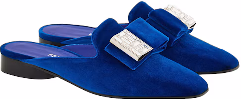 Order (W) Pantuflas Mule Punta Cuadrada FERRAGAMO Salvatore 'Azul' 01G007-763893
