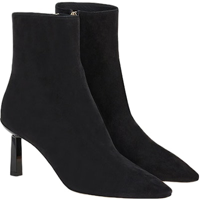 (W) 菲拉格慕Salvatore黑色绒面拉链短靴 01E545-758552 Lookbook (W) 菲拉格慕Salvatore黑色绒面拉链短靴 01E545-758552