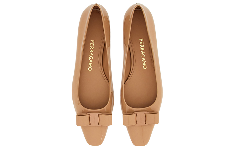 Shop (W) FERRAGAMO Salvatore Vara '米色蝴蝶结'鞋 01E982-765755