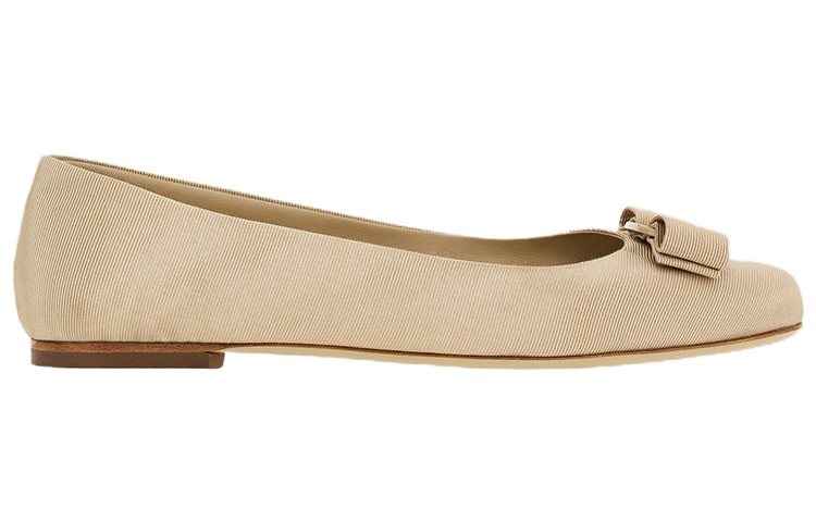 (W) FERRAGAMO Salvatore Vara 'Beige Bow' 圖 2