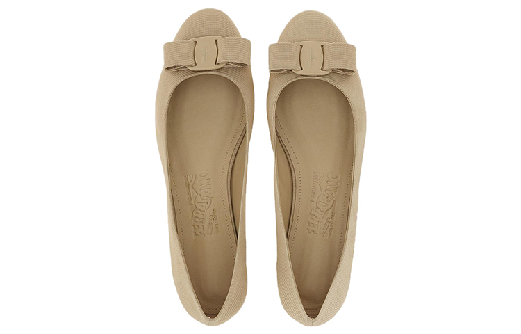 (W) FERRAGAMO Salvatore Vara 'Beige Bow' 圖 3
