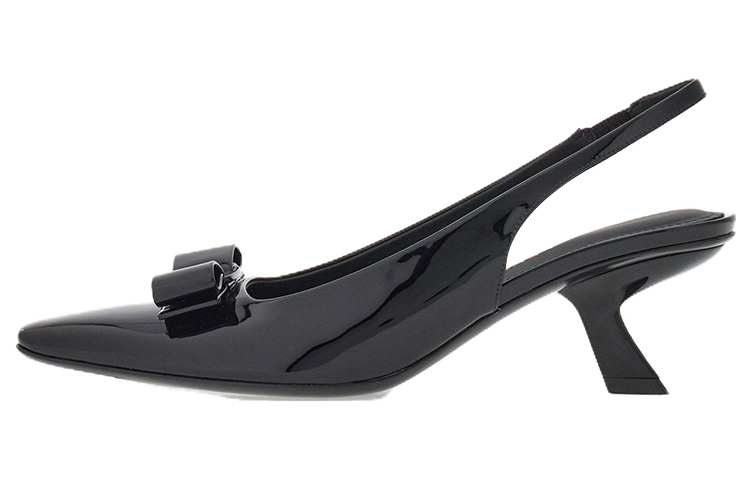 (Women) FERRAGAMO Salvatore Vara 'Black Kitten Heels' 01E984763746