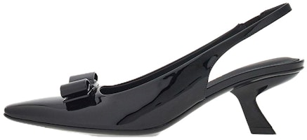 (Women) FERRAGAMO Salvatore Vara 'Black Kitten Heels' 01E984763746 (Women) FERRAGAMO Salvatore Vara 'Black Kitten Heels' 01E984763746