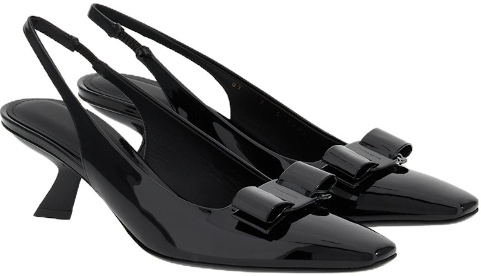 (W) FERRAGAMO Salvatore Vara 'Tumit Kucing Hitam' 01E984763746 Order (W) FERRAGAMO Salvatore Vara 'Tumit Kucing Hitam' 01E984763746