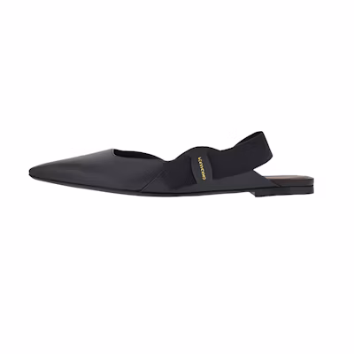 (W) FERRAGAMO Salvatore Vara 'Black Leather'