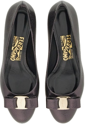 (Women) FERRAGAMO Salvatore Vara 'Black Leather Kitten Heel' 01G499-766439 Shop (Women) FERRAGAMO Salvatore Vara 'Black Leather Kitten Heel' 01G499-766439