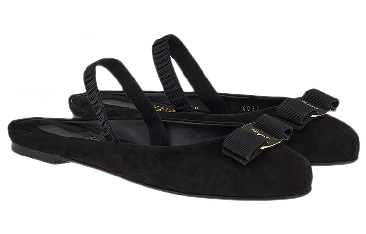 (W) FERRAGAMO Salvatore Vara 'Black Velvet Bow' 圖 3