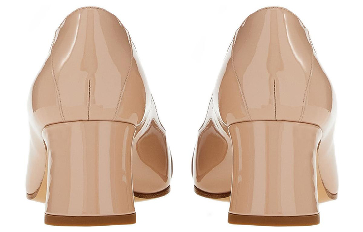 (W) FERRAGAMO Rei 55 Pumps 'Beige' 圖 4