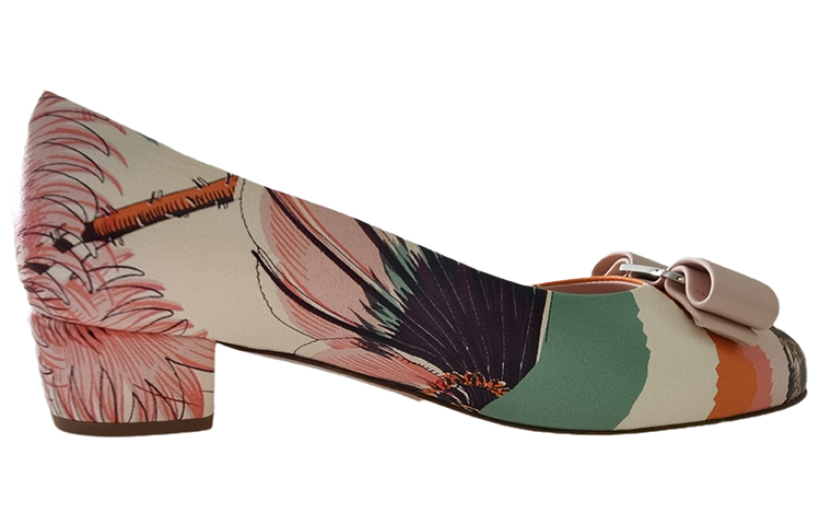 (W) FERRAGAMO Salvatore Vara 'Chic Chunky Heel' 圖 2