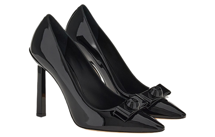(W) FERRAGAMO Salvatore Vara 'Patent Black' 圖 2