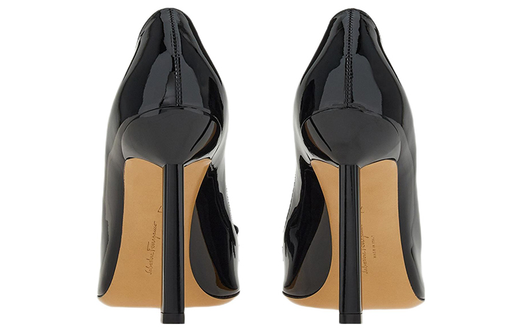 Purchase FERRAGAMO 菲拉格慕 Vara 漆皮 細跟 高跟鞋 女款 黑色