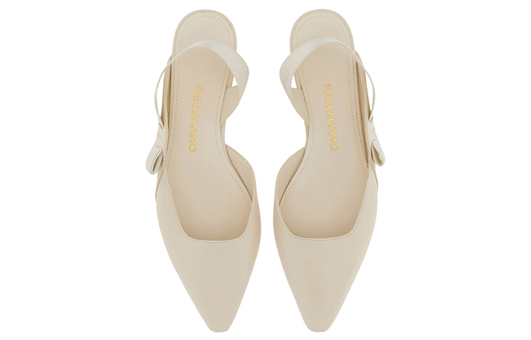 Shop (W) FERRAGAMO萨尔瓦托白色蝴蝶结女鞋 01E872-763421